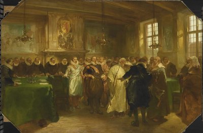 Il principe Maurizio di Orange riceve una delegazione dalla Russia nel 1614, 1874 da Charles Rochussen