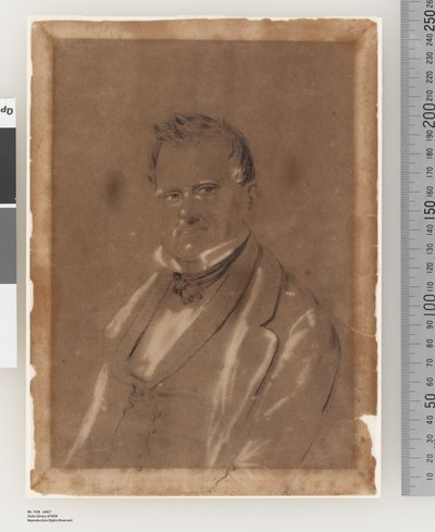 Ritratto di Joseph Raphael, c.1852 da Charles Rodius