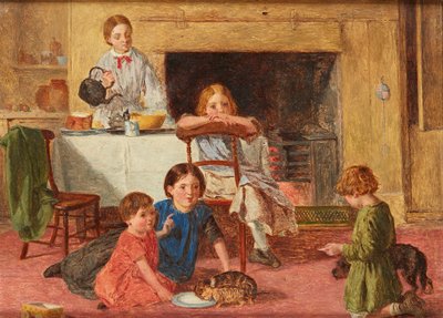 Nutrendo il Nuovo Gattino da Charles Rossiter