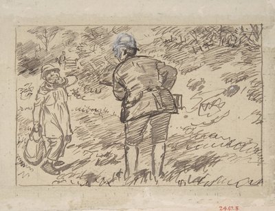 Un rimprovero, 1870-1891 da Charles Samuel Keene