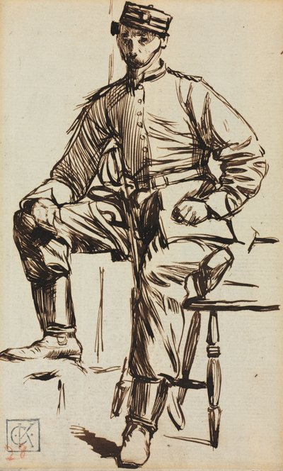 Charles Keene come volontario da Charles Samuel Keene