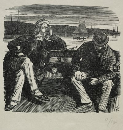 Lady Nelly - la civetta, 1869 da Charles Samuel Keene