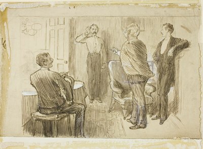 Ufficiale e Attendenti da Charles Samuel Keene