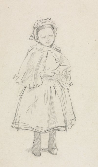 Studio per una bambina da Charles Samuel Keene