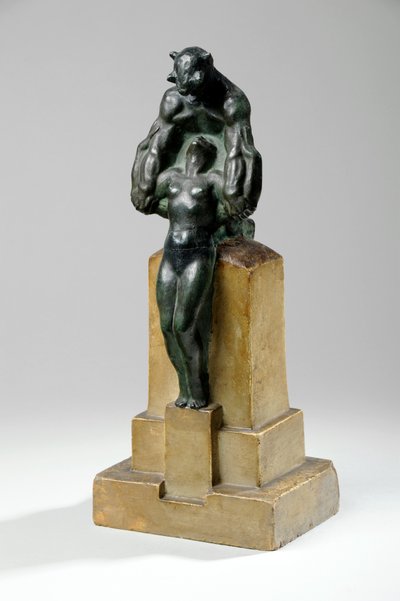 Maquette per un gruppo di fontane da giardino di ninfe e satiri da Charles Sergeant Jagger