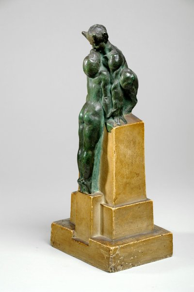 Maquette per un Gruppo di Fontane da Giardino di Ninfe e Satiro da Charles Sergeant Jagger