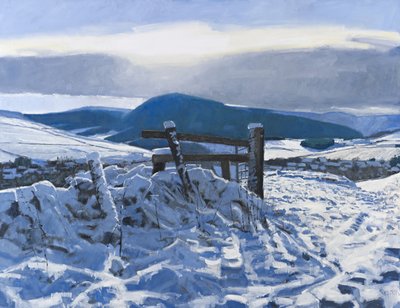 Confini di neve, 2012 (olio su tela) da Charles Simpson