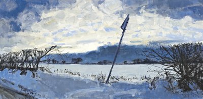 Pomeriggio di dicembre, 2011 (olio su tela) da Charles Simpson