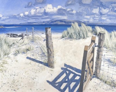Porta della spiaggia nord, 2013 (olio su tela) da Charles Simpson