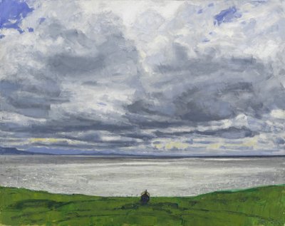Costa nord-occidentale, 2017 (olio su tela) da Charles Simpson