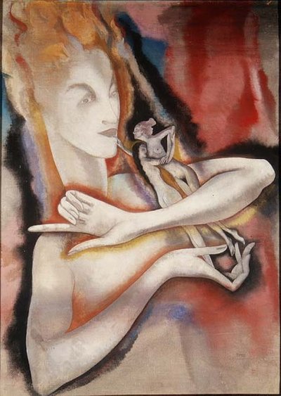 Protezione spirituale, c.1926-28 da Charles Sims