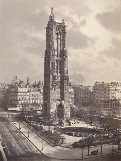 La Tour St. Jacques La Boucherie a Parigi da Charles Soulier