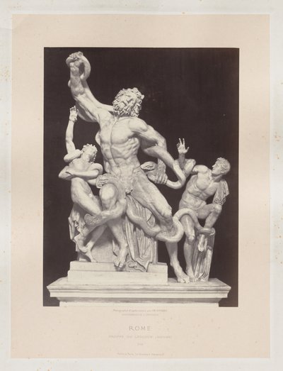 Roma: Gruppo del Laocoonte Vaticano da Charles Soulier