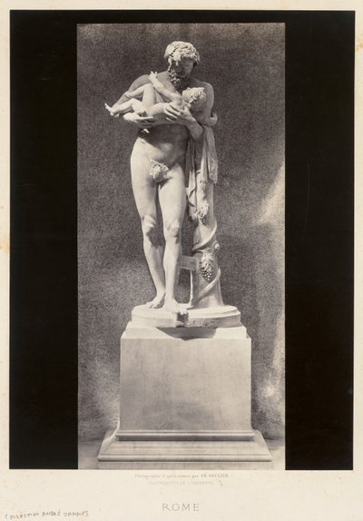 Silenus che tiene il bambino Dioniso, Museo del Louvre, Parigi, c. 1860s da Charles Soulier