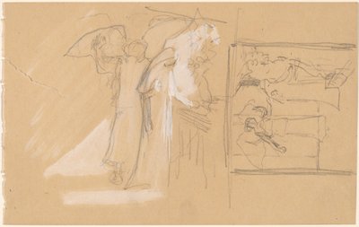 Studi per un Pannello da Charles Sprague Pearce