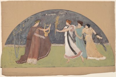 Studio per una Lunetta da Charles Sprague Pearce