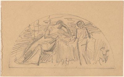 Studio per una lunetta da Charles Sprague Pearce