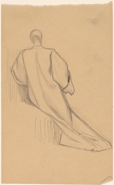 Studio di una figura da dietro da Charles Sprague Pearce
