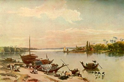 Barrackpur - Sul Gange vicino a Calcutta, 1840, 1901 da Charles Stewart Hardinge