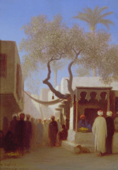 Scena di Mercato al Cairo da Charles Theodore Frere