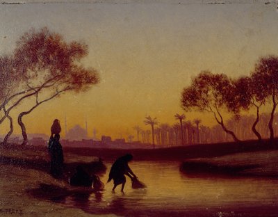 Raccogliere Acqua dal Fiume da Charles Theodore Frere