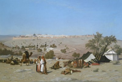 Gerusalemme dal Monte degli Ulivi da Charles Theodore Frere