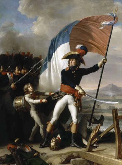Generale Augereau al ponte di Arcole il 15 novembre 1796 da Charles Thevenin