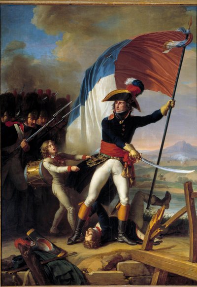 Il generale Pierre Augereau guida la carica all