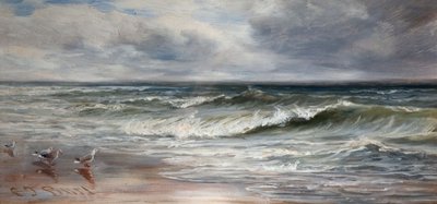 Onde del mare, 1880 da Charles Thomas Burt