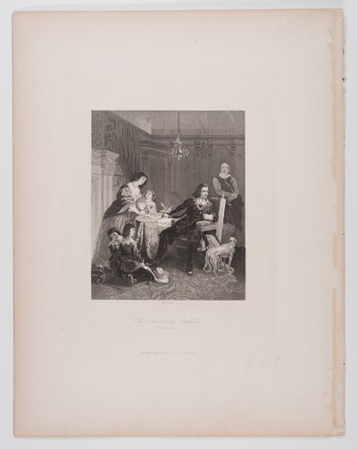 La condanna di Strafford, dopo Leutze da Charles Thomas Burt