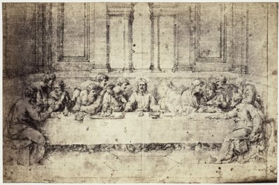 Fotoreproduzione di un disegno di Raffaello, l