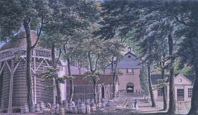 Distilleria di aceto dei signori Beaufoy, ex Cupor Gardens da Charles Tomkins
