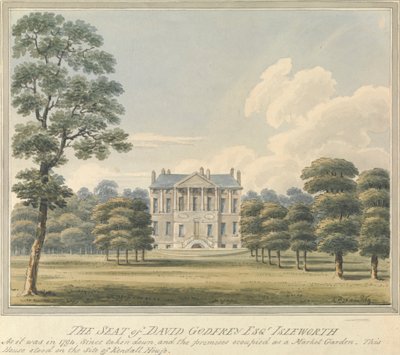 Residenza di David Godfrey, Isleworth, Middlesex da Charles Tomkins