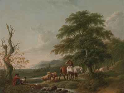 Paesaggio con pastore da Charles Towne