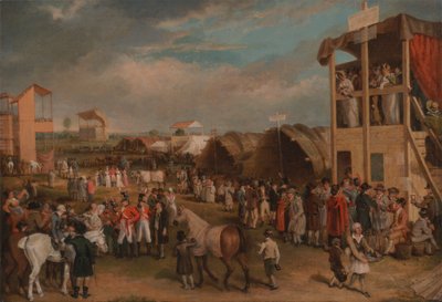 Vista estesa delle corse di Oxford da Charles Turner