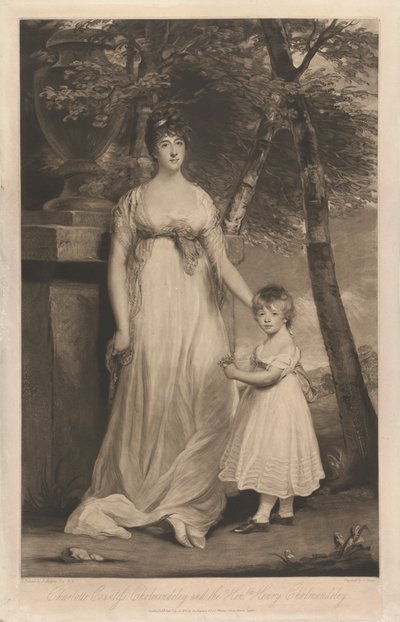 Charlotte Contessa di Cholmondeley e suo Figlio l