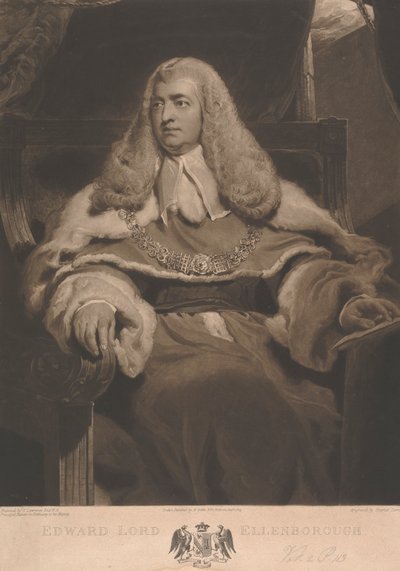 Edward Law, 1° Barone Ellenborough da Charles Turner