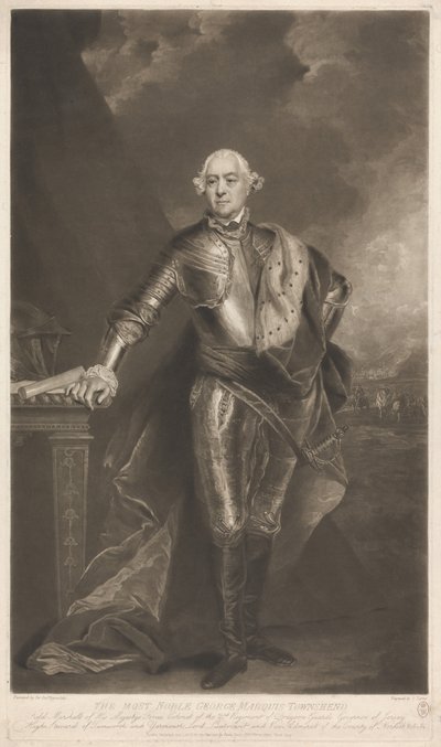 George, primo marchese di Townshend da Charles Turner