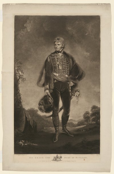 Sua Grazia il Duca di Rutland da Charles Turner