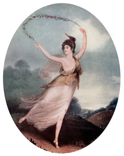 Mademoiselle Celine Parisot, 1799 da Charles Turner