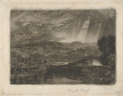More Park, vicino a Watford, sul fiume Colne da Charles Turner