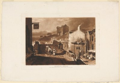Morpeth, Northumberland, dal Liber Studiorum, 1809 da Charles Turner