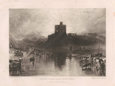 Il castello di Norham, sul fiume Tweed da Charles Turner