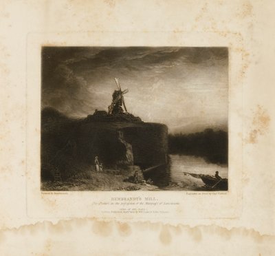 Il mulino di Rembrandt da Charles Turner
