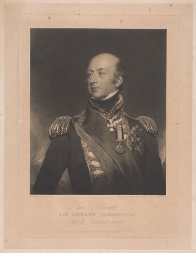 Viceammiraglio Sir Edward Codrington, GCB da Charles Turner