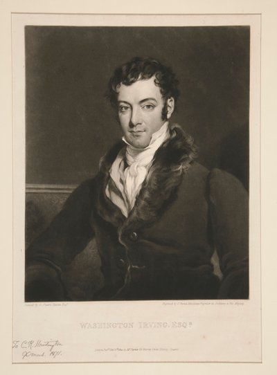 Washington Irving, Esq. da Charles Turner