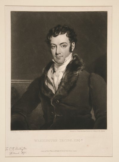 Washington Irving, Esq.r da Charles Turner