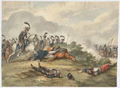 Maresciallo Blücher alla battaglia di Ligny il 16 giugno 1815, 1818 da Charles Turner Warren