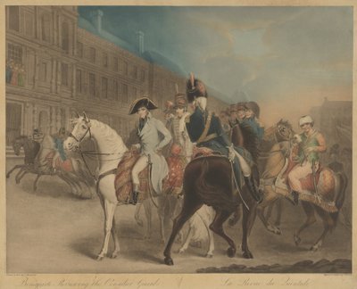Bonaparte che rivede la Guardia Consolare da Charles Turner after John James Masquerier
