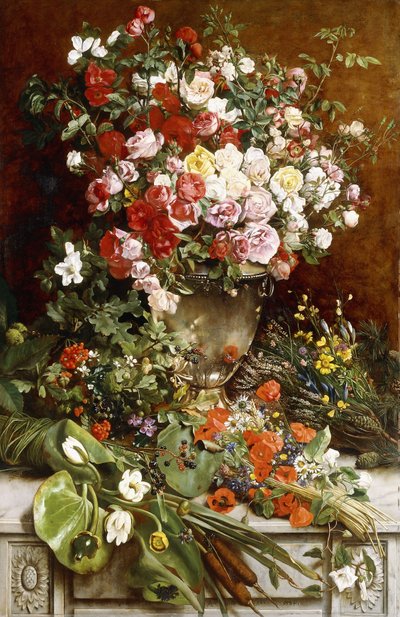 Omaggio alla regina dei fiori, 1884 da Charles Verlat